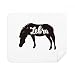 Pinto Black and White Animal Cleaning Cloth Screen Cleaner 2pcs Suede Fabric