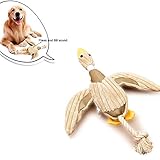 SIPIK Dog Squeaky Plush Toy Duck Durable Tough Plush Dog Squeaky Toy with Squeakers - For Small and Medium Dogs (Duck yellow)