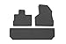Covercraft Premier Berber Custom Fit Floormat - 3pc Set-2 FRNT 1 RR Smoke 2762786-76