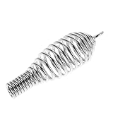 Ipetboom Maniglia per Porta Stufa in Acciaio Inossidabile Resistente al Calore Molla a Spirale Conica Design Elegante e Impugnatura Confortevole per Sostituzione
