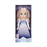 JAKKS Pacific - Frozen Muñeca Elsa Reina de Las Nieves de 14″ con Capa y Zapatos Removibles – Figura Articulada con...