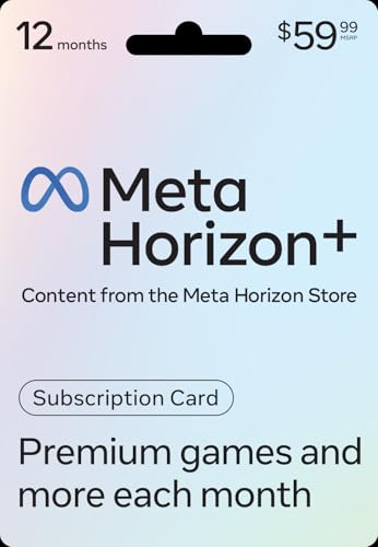 Meta Horizon+ 12 Month Subscription Gift Card