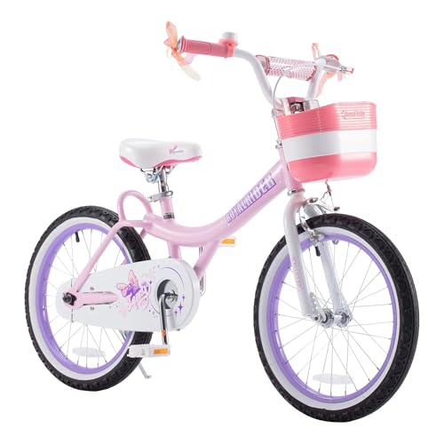 Image of Royalbaby Princess Girls Kids Bike 12 14 16 18 20 Inch Children Bicycle with Basket for Age 3-12 Years