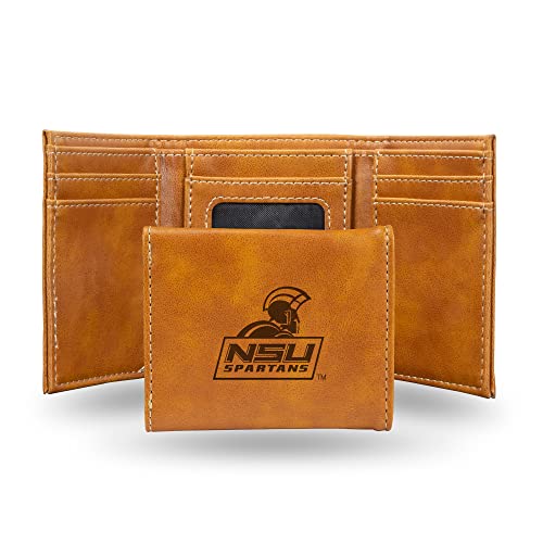 Image of Rico Industries NCAA Laser Engraved Trifold Laser Engraved Tri-Fold Wallet - Men's Accessory