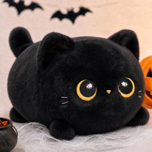 Mewaii Peluche Gato Negro 20 CM, Ojos Estrellados, Suave Y Lavable Mewaii Peluche Gato Negro 20 CM, Ojos Estrellados, Suave Y Lavable