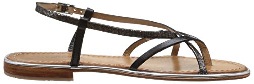 Les Tropéziennes par M. Belarbi Damen Monaco Slingback Sandalen, Schwarz Noir, 39 EU - 6