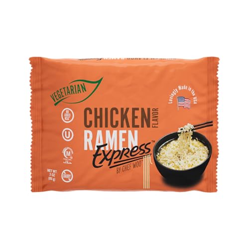 RAMEN EXPRESS Ramen Noodles, 2.25 Oz Each (Pack Of 24) (Chicken, Pillow Pack (24 Count))