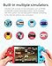 TAQY 4.5 Inch Retro Game Console Multiple Simulators Built-in Free 3000 Games Support Video/Music Portable Children's Puzzle Device/Toys Electronic Game Kid's Travel Companion