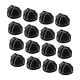 Angoily 16piezas Conectores Modulares De Armario Diy Accesorios Para Estantes De Alambre Hebillas Para Organizador De Ropa y Zapateros