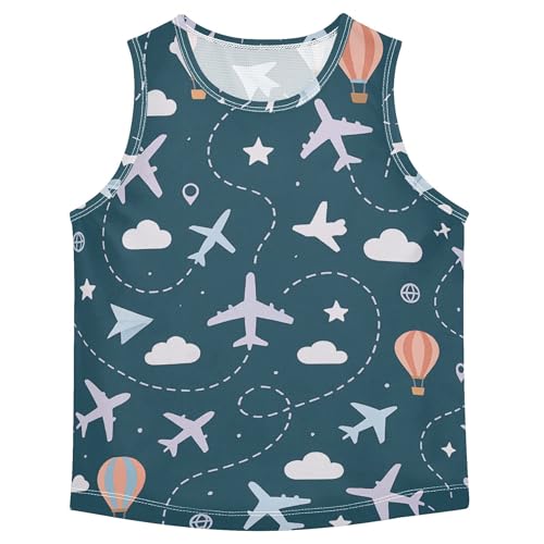 Tank Top for Boys Quick Dry Kids Sleeveless Undershirts for Basketball Sports