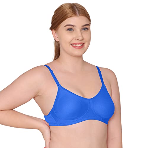 Image of Tweens - Non Padded Cotton Rich Bra - Concealer Side Shaper - Cotton Rich Fabric - Full Coverage, Multiway Straps, Wirefree, Seamless T-Shirt Bra