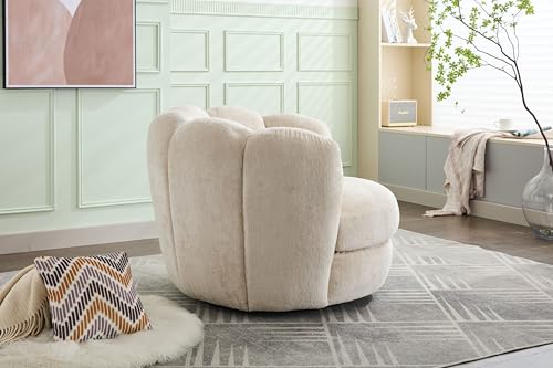 le canapé Loungesessel drehbar Sessel Relaxsessel Drehsessel Fernsehsessel Julia - Beige – Bild 4