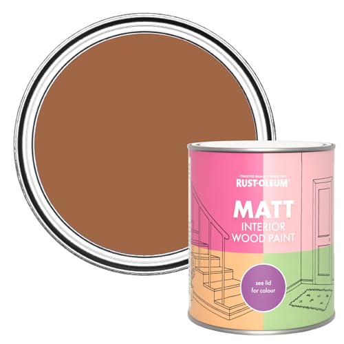 Rust-Oleum Interior Wood Paint in Matt Finish - Cinnamon 750ml