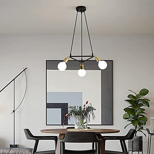 Luminaires d'éclairage en suspension géométrique réglable de plafond