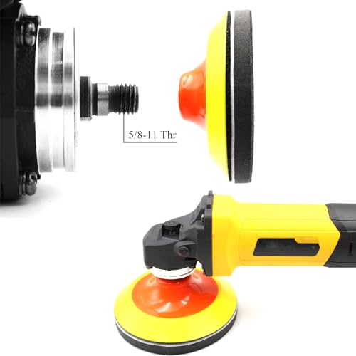 Zqlflfrm ZQL-189 5Inch Hook And Loop Backing Pad With 80 Sanding Discs - Angle Grinder Attachments thumb #5