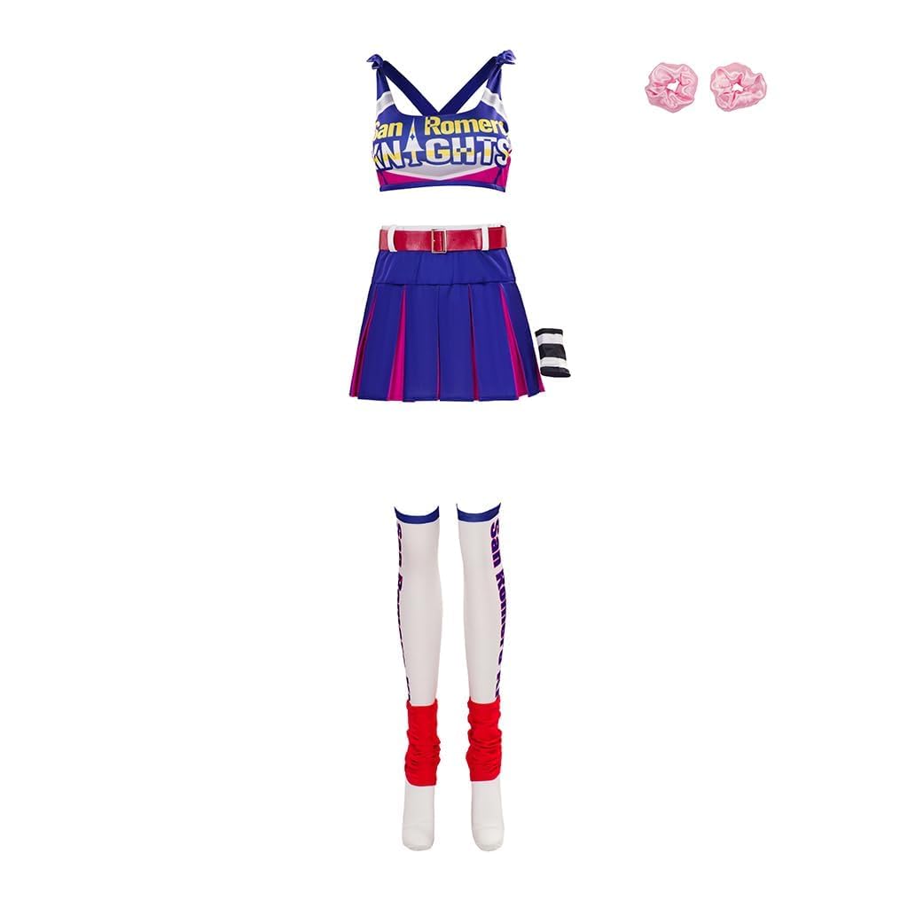VintageCos Lollipop Chainsaw Juliet Starling Cosplay Costume Sexy Outfit Halloween Carnival Outfits for Women - Small