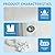 10 x 20 ft Canopy Replacement Cover for Carport, Heavy Duty Waterproof & UV Protected Garage Top Tent Shelter Tarp, Tear-Resistant Car Shed Tarpaulin Cover with 48 Ball Bungees (Cover Only)