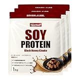OgarMade ソイプロテイン 人工甘味料不使用 国内製造 大豆 植物性プロテイン (黒蜜きなこ, 3kg)