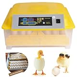 48 Egg Incubator,Incubators for Hatching Eggs,Poultry Hatcher Machine with Automatic Egg Turning,Tem