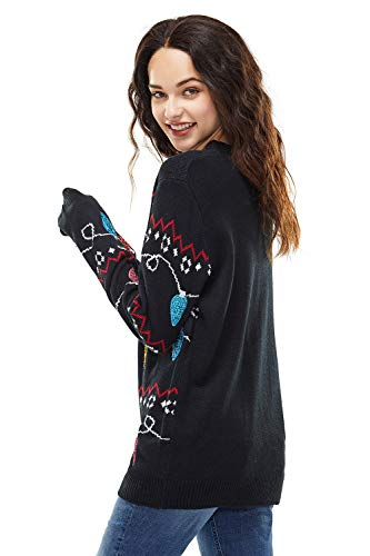 Men`s Ugly Christmas Sweater Unisex Women`s Funny Novelty Santa Pullover for Party 21018-ma M2