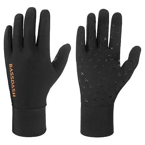 Gants de chasse camouflage BASSDASH HG01M taille M pour homme noir