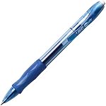 BIC Gelocity Original Blue Gel Pens, Medium Point (0.7 mm), 4-Count Pack, Retractable Gel Pens With Comfortable Grip