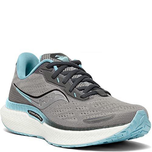 Saucony Women's Triumph 19 Running Shoe, Alloy/Powder, 9 #TOP5
