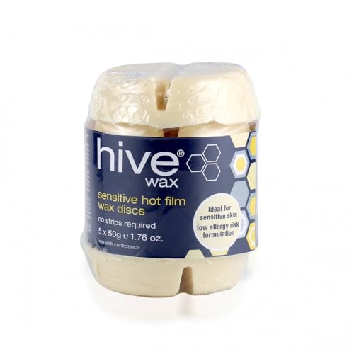 Ruche de beauté sensible Film chaud brésilien cire dépilatoire disques 5 x 50g CODE : HOB5587