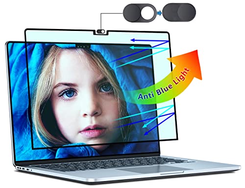Protection d'écran MacBook Pro 16 anti-lumière bleue mat pour filtrer la fatigue oculaire