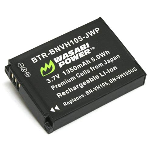 Wasabi Power Battery For Jvc Bn-Vh105 And Jvc Gc-Xa1, Gc-Xa2 Adixxion Action Camera #TOP15