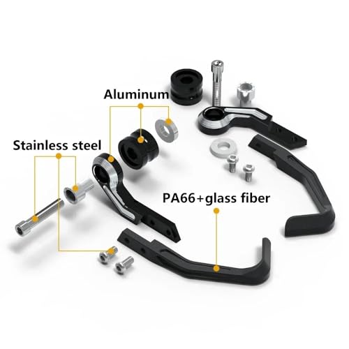 Garde-main et protection de levier moto pour Hypermotard 950