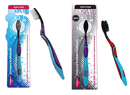 Brosse à dents extra dure élimination taches tabac et goudron