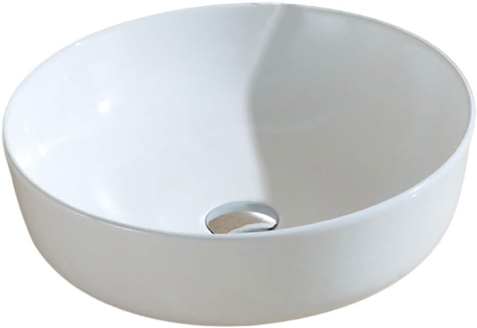 Mozio Ceramic Table Top Wall Hung Basin Piper (White)