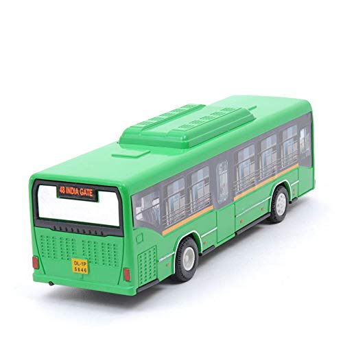 Image of Centy Toys Plastic Indian Passenger Train with Coaches & Railway Track, Pack of 19, Multicolour & Centy Toys Plastic Pull Back Bus, 1 Pull Back Bus, Assorted Colour