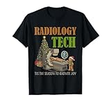 Radiologie Weihnachtslebkuchen X-Ray Tech Xmas Lab T-Shirt