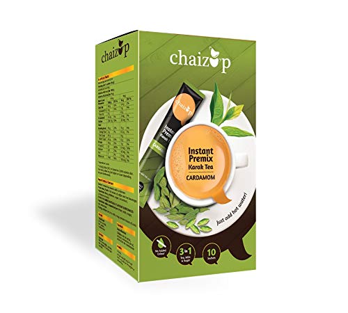 Buy Chaizup Cardamom Premix Tea 10Sachets Of Karak Ready To Drink Chai 