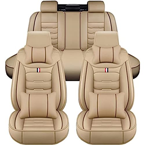 ➤ 【FACILE DA INSTALLARE E PULIRE】: È possibile installare rapidamente i coprisedili auto, senza bisogno di sollevare o rimuovere il sedile posteriore, senza competenze specialistiche o strumenti. Facile da pulire, può essere pulito direttamente con un asciugamano bagnato, o rimosso e risciacquato con acqua, e quindi lasciare asciugare naturalmente il coperchio del sedile, che estenderà la durata del coperchio del sedile. Può essere utilizzato in tutte le stagioni.