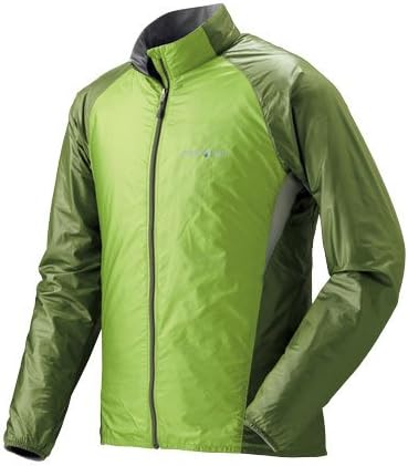 [モンベル] ウルトラ ライトシェル ジャケット Men’s 1106444 BUSR バーントアンバー×サンライズレッド M