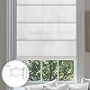 No Drill Roman Shades for Windows No Tools Roman Shades,UV Protection,Privacy,Thermal Insulation Roman Blinds,Easy to Install,Roman Blinds for Home 70%Blackout-Off White Custom Size...