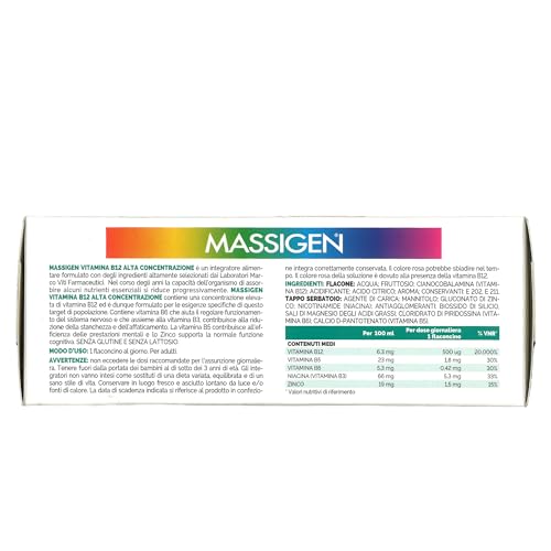 Massigen Dailyvit+ Vitamina B12 Alta Concentrazione