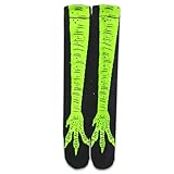 KGHYT Glow In The Dark Chicken Leg Knee Socks, Spooky Novelty Party Accessories For Women Men, Funny Birthday Christmas Gifts.(003)