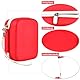 casmilee Kinderkamera Tasche, Sofortbildkameras Schutzhülle für VTech KidiZoom Print Cam/für Gofunly/für HiMont/für ASTGMI/für GREENKINDER/für CalineGam Digital Kamera, für Druckpapier -Nur Hülle-Rot