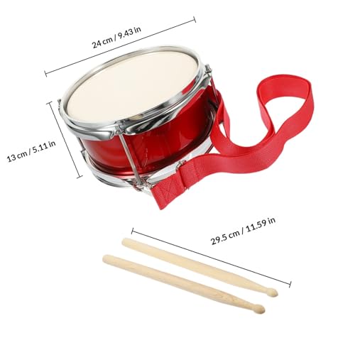 Tambor infantil de percusión Veemoon, instrumento musical de madera y metal para niños 2