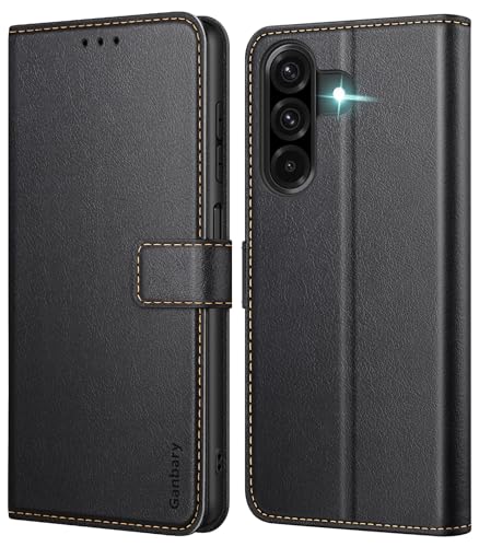 Ganbary Coque pour Samsung Galaxy A26 5G, [Housse en Cuir PU Premium] [Etui à Rabat] [Pochette de...