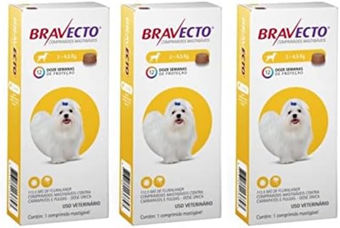 Bravecto Anti Pulgas e Carrapatos - Comprimido mastigável 112,5 m...
