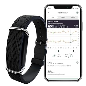 Hilo Blood Pressure Monitor Bracelet – 24/7 Continual BP Tracking, Clinically Validated Medical Device with App Insights & Optional Membership for Heart Health & Hypertension Management