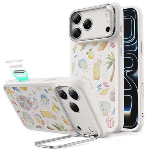 �y�f�U�C����܃V���[�Y�I�zESR iPhone 17 Pro �P�[�X MagSafe�Ή� 3�{�ČRMIL�K�i �J�����R���g���[���J�o�[ �B��X�^���h 2�w�\���J�����ی� ���C�����X�[�d �G�A�K�[�h�R�[�i�[ �ϏՌ� ���h�~ �y�� �}�O�l�b�g�X�}�z�P�[�X ����