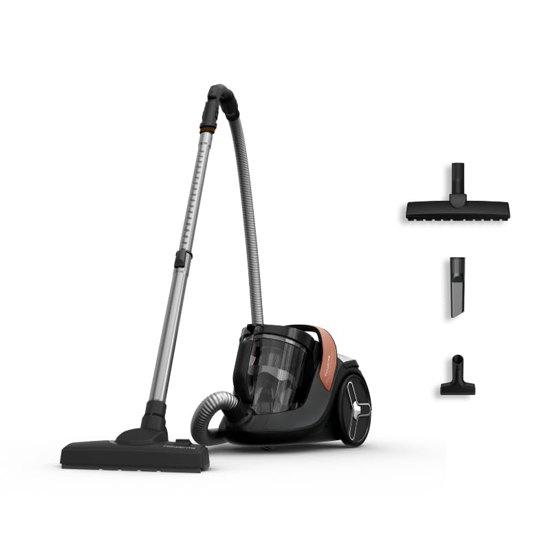 Rowenta Green Force Cyclonic Effitech, Aspirapolvere A Traino Senza Sacco, Modello Parquet, Pulizia...