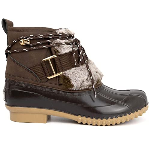 London Fog Willette Dark Brown 9 M #TOP1