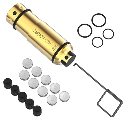 Gobxld 380ACP Laser Training Cartridge with Chamber Extractor Tool Dry Fire Training System Dry Fire Practice and Shooting Training